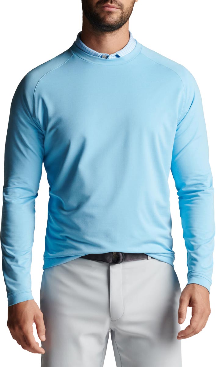 Peter Millar Cradle Performance Crewneck Golf Pullovers